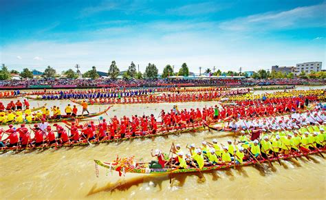 Ngo Boat Race, a traditional festival of the Khmer People held biennially in Soc Trang in the ...