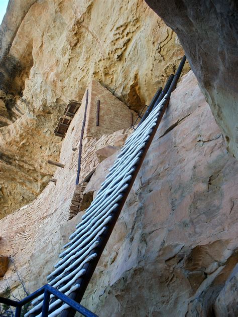 Ladder to Balcony House: Mesa Verde National Park, Colorado