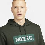 Nike F.C. Hoodie Essentials - Hasta/Dark Teal Green/White | www.unisportstore.com
