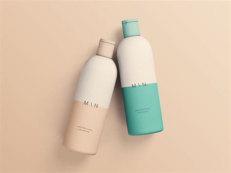 Cosmetic Bottles Mockup