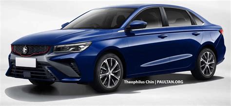 Proton "S50" sedan rendered again – Geely Emgrand base, Binyue facelift ...