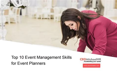 Top 10 Event Management Skills for Event Planners - CEOMichaelHR Resume ...