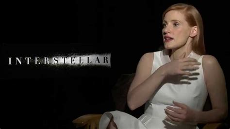 Interstellar: Jessica Chastain Exclusive Interview - YouTube