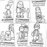 Ten Commandments Printable Coloring Sheets sketch template