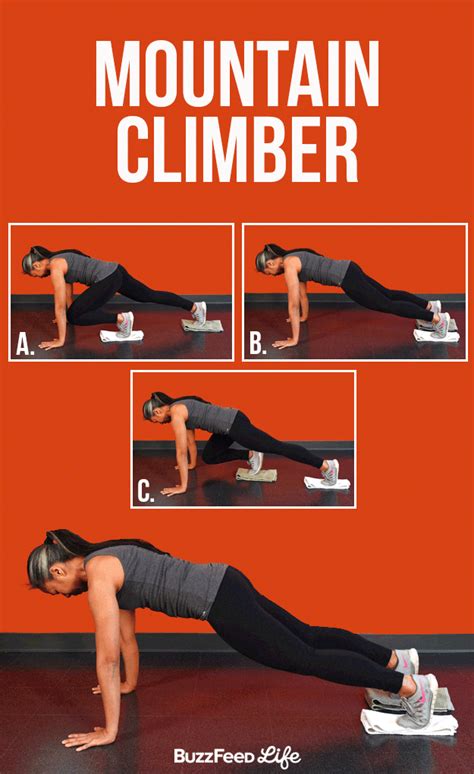 Mountain Climber | The Only 12 Abs Exercises You Need To Know Fitness Tips, Fitness Body ...