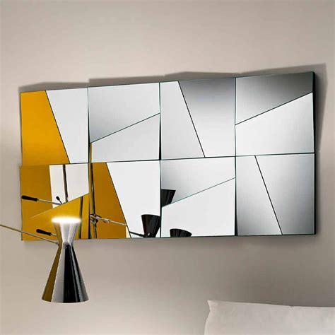 Miroir mural modulaire au design moderne fabriqué en Italie