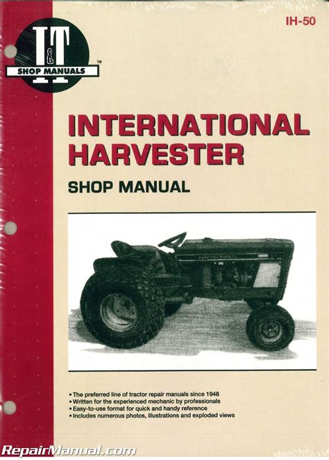 International Harvester Cub 154 184 185 Lo-Boy Farmall Cub Tractor Workshop Manual