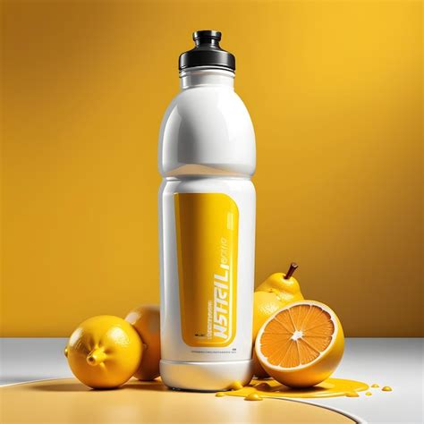 Premium Photo | Lemonade bottle mockup