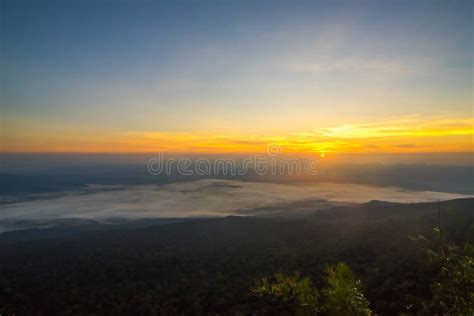 Mountain Valley during Sunrise Stock Photo - Image of sunrise, nature: 99596724