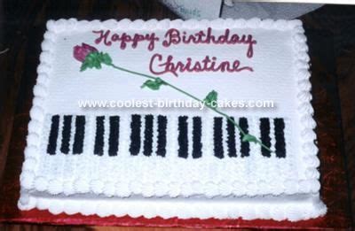 Piano Cake: This piano cake was made by me for a friend of my daughter in elementary school ...