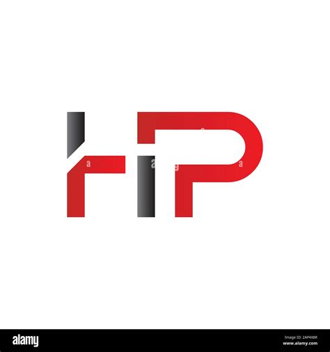 letter HP Logo Design Vector Template. Initial Linked Letter HP Vector Illustration Stock Vector ...