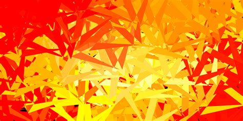 Light orange vector pattern with polygonal shapes. 6215599 Vector Art ...