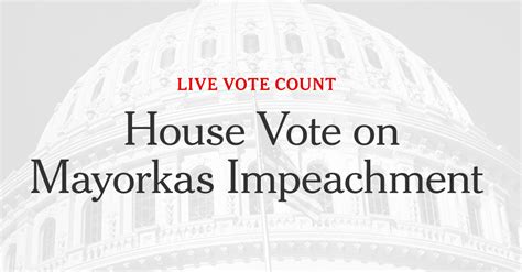 How Every Member Voted on the First Attempt to Impeach Mayorkas - The New York Times