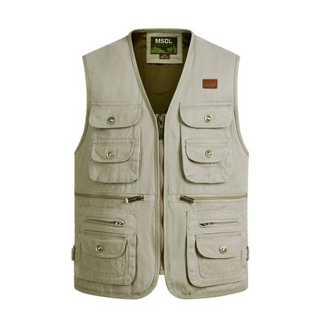 Free shipping Male Denim Vests Men 3XL 4XL Vest Mens Outdoors Cotton Multi Pocket Sleevless Jean ...