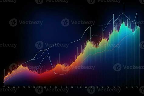 a graph showing the rise and fall of the stock market. Generative AI ...