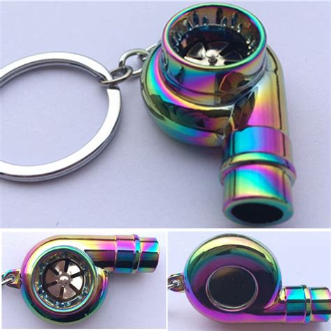 Real Whistle Sound Turbo Keychain Sleeve Bearing Spinning Auto Part ...