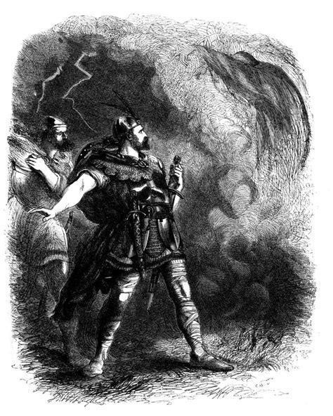 Macbeth and Banquo | Victorian Illustrated Shakespeare Archive