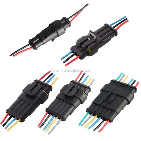 Best Selling Amp Electrical Wire Connector Plug Set 2/3/4/5/6 Pins Way ...