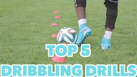 TOP 5 SOCCER DRIBBLING DRILLS - YouTube