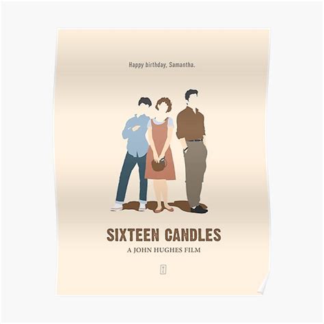 "Sixteen Candles" Poster for Sale by SITM | Redbubble