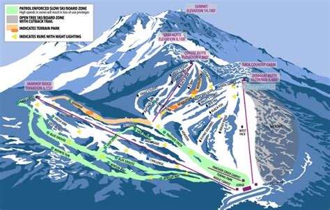 Mount Shasta Ski Trail Map Free download