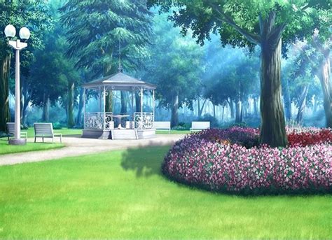 Florest and Garden, Background, Anime Background, Anime Scenery, Visual ...