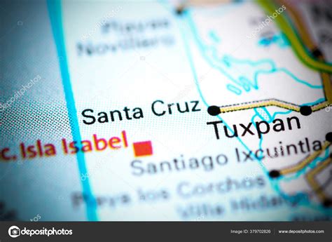 Santa Cruz Mexico Map Stock Photo by ©aliceinwonderland2020 379702826