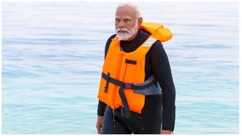 In pics: PM Modi's snorkelling adventure, morning walks on Lakshadweep ...