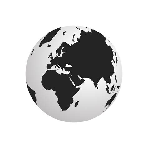 Premium Vector | World map Globes of Earth icon Vector globe map design isolated on transparent ...