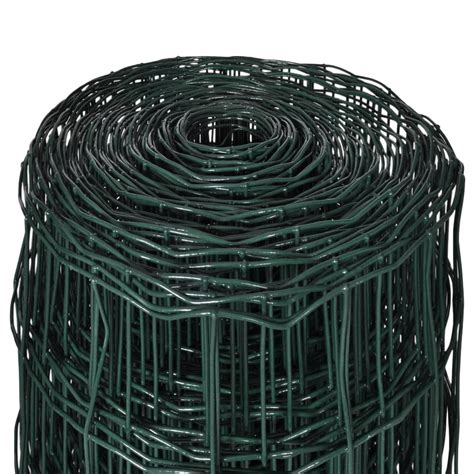 Fence Panel 25x1.2m Steel Wire Mesh 76x63mm Tree Guards Garden Patio Green | Buy Fencing ...