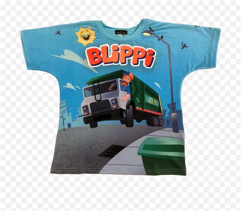 Download Blippi Garbage Truck Png Image - Blippi Tractor T Shirt,Blippi ...