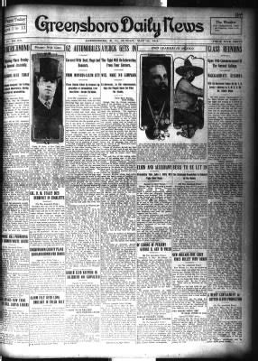 Greensboro Daily News from Greensboro, North Carolina on May 21, 1911 ...