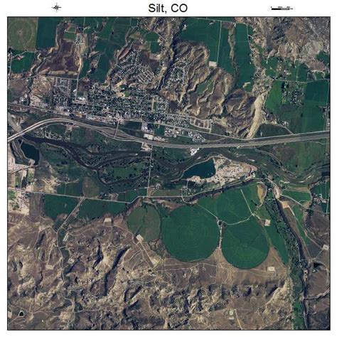 Aerial Photography Map of Silt, CO Colorado