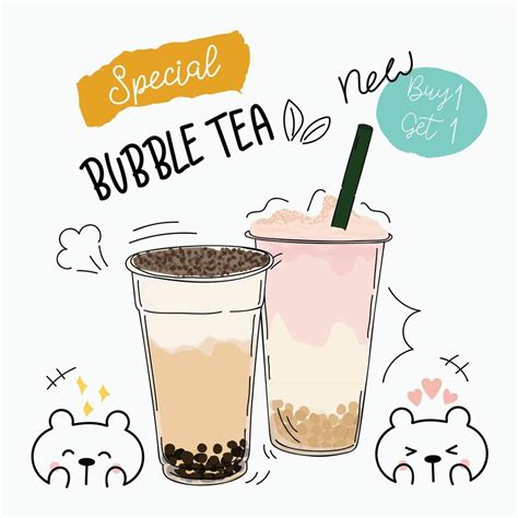 Bubble milk tea Special Promotions design, Boba milk tea, Pearl milk tea , Yummy drinks, coffees ...