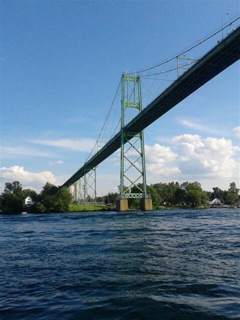 Bridge over the St. Lawrence River | Canada landscape, Saint lawrence river, Thousand islands