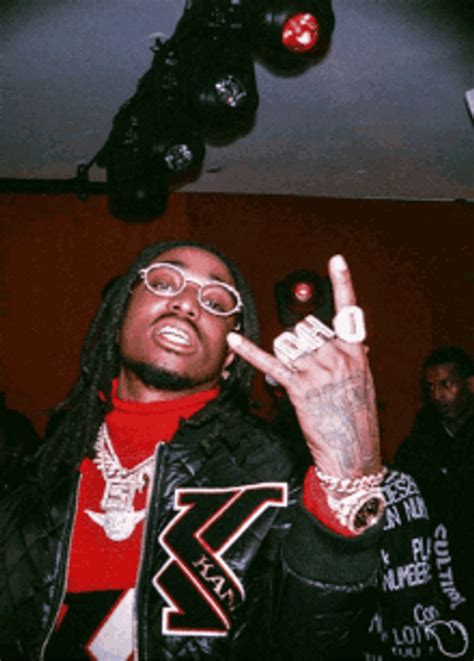 American Rappers Quavo Peace Out GIF | GIFDB.com