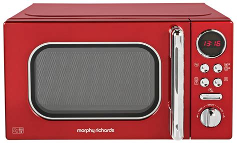 Morphy Richards Evoke Red Microwave 20L Solo 800w 511502 Reviews