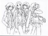 Elements of Fate Chix By Sureya On DeviantArt Online Manga Coloring  sketch template