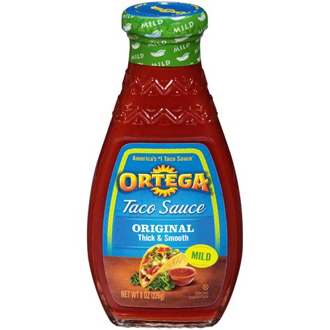 OrtegaÂ® Mild Original Taco Sauce 8 oz. Bottle - Walmart.com