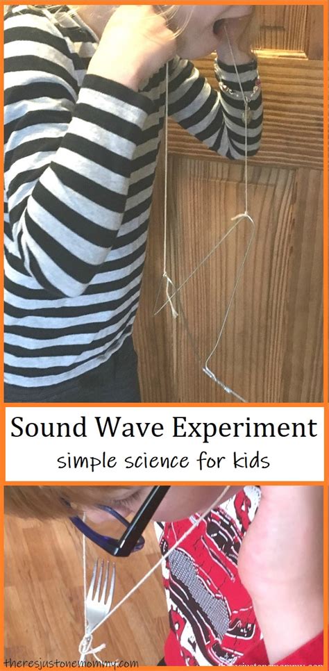 Simple Sound Wave Experiment for Kids | There's Just One Mommy