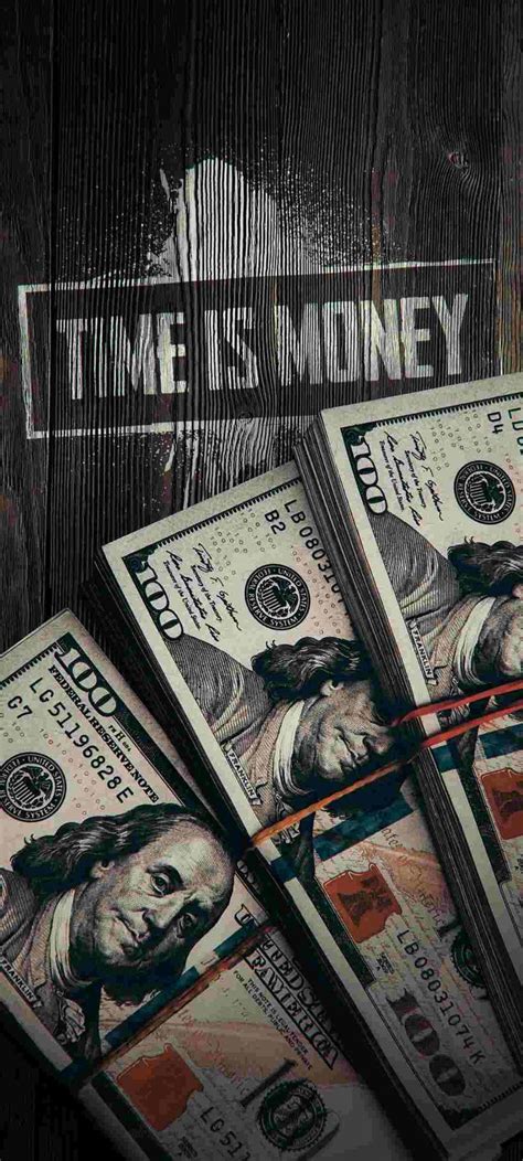 Time is money 4K iPhone Wallpaper HD | Dollar money wallpaper hd ...