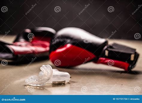 Boxing Mouth Guard .protection for Teeth Stock Photo - Image of ...