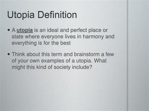 PPT - Utopia/Dystopia PowerPoint Presentation - ID:2211984