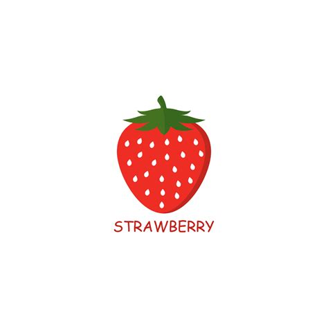 Strawberry logo template vector icon illustration 14882746 Vector Art at Vecteezy