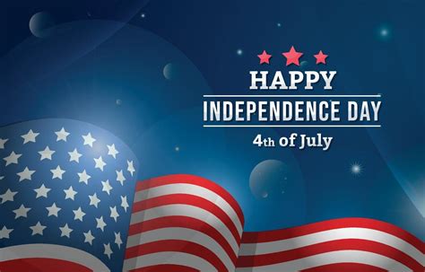 4th of July American Flag Background 2367444 Vector Art at Vecteezy