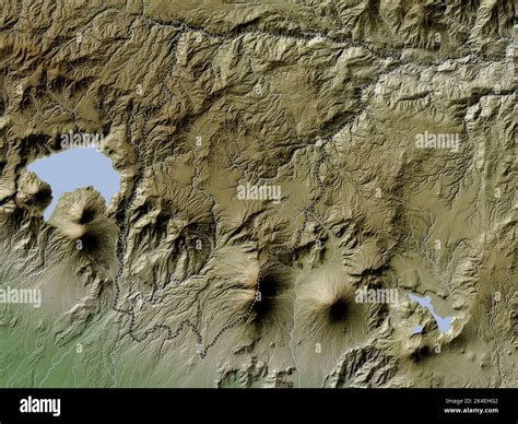 Chimaltenango, department of Guatemala. Elevation map colored in wiki ...