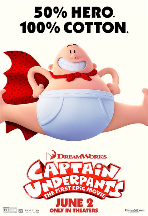 Captain Underpants Movie 2 Poster : Amazon Com Kirbis Captain Underpants Movie Poster 18 X 28 ...