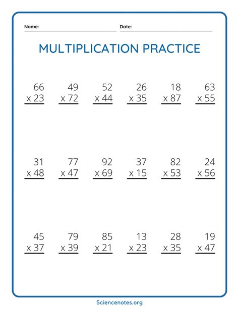 multi digit multiplication worksheets pdf times tables worksheets ...