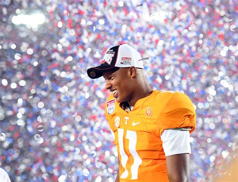 Photo: Tennessee QB Joshua Dobbs shows up in Gatlinburg to support ...