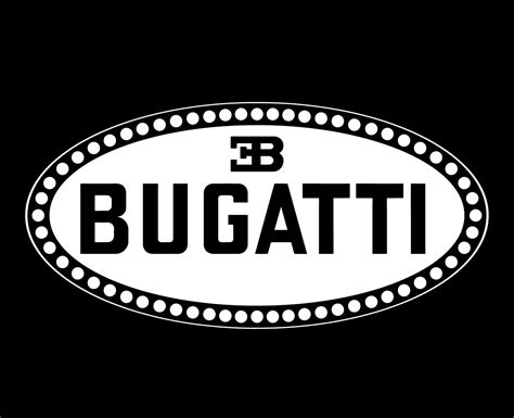 bugatti marca logo símbolo blanco diseño francés carros automóvil ...